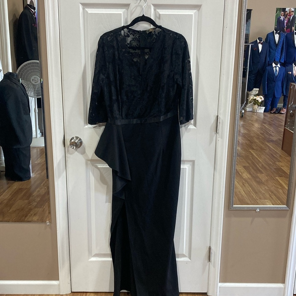 Formal black stretch dress